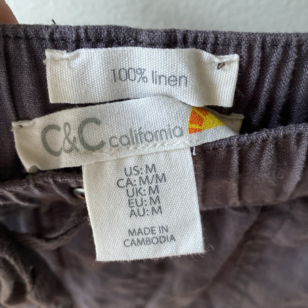Linen Gray Jogger - Picture 3 of 3